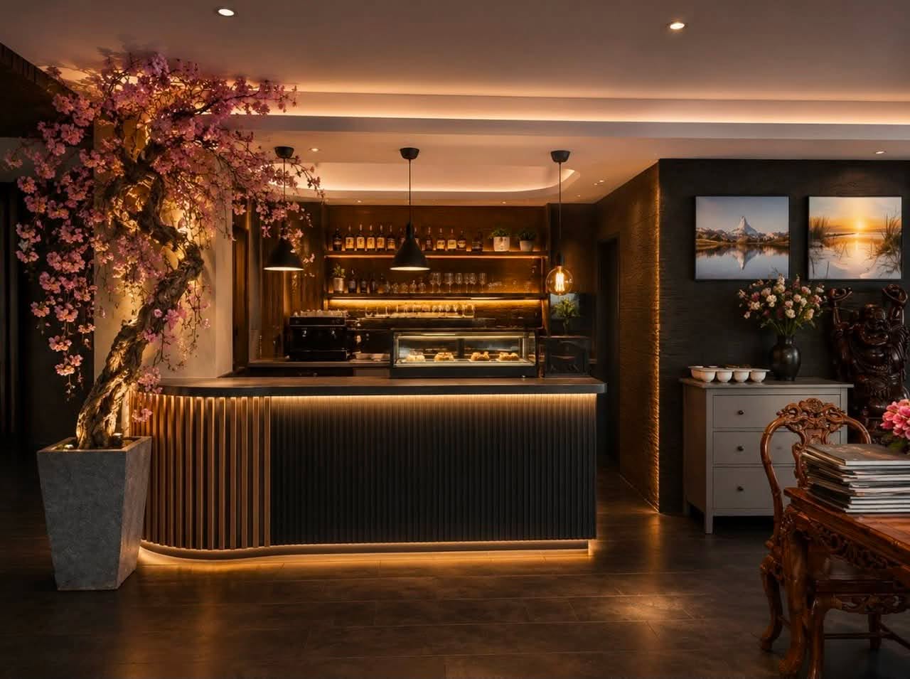 Restaurantbereich von Linh Kitchen
